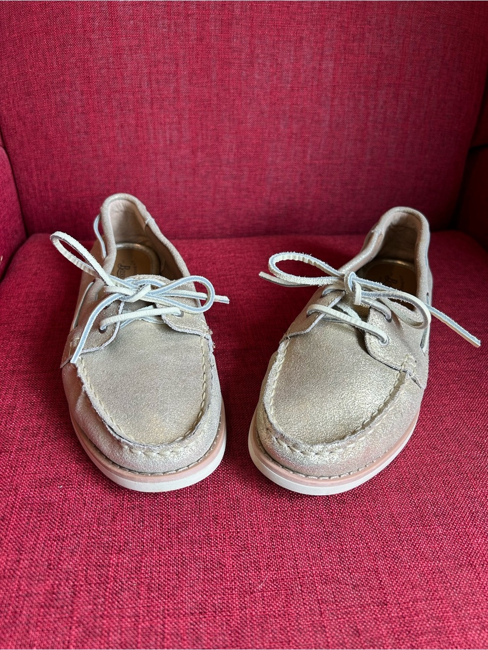 G.H. Bass & Co. Gold Loafers